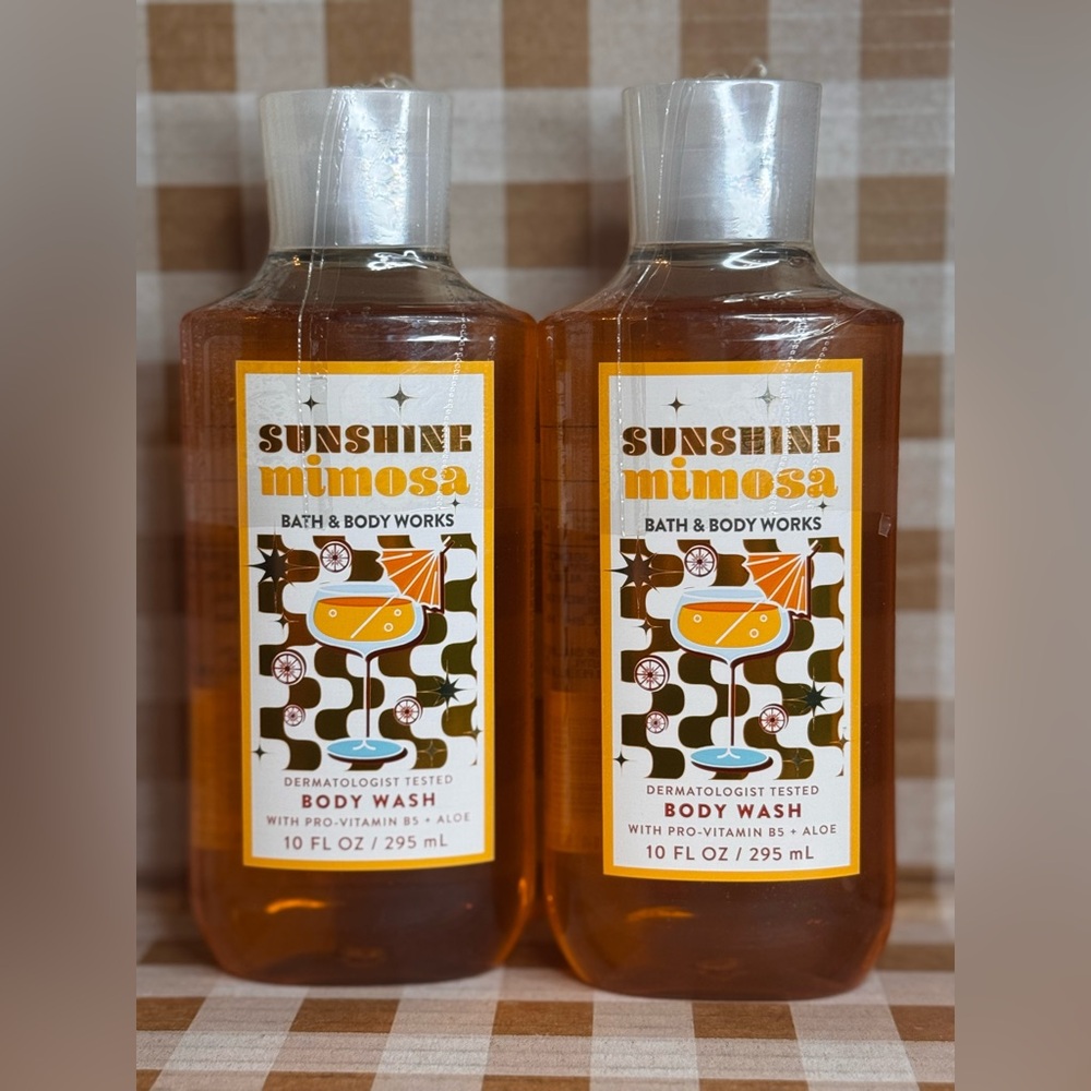 NEW B&BW 🌞(2)Sunshine Mimosa body wash, 10 fl Oz each